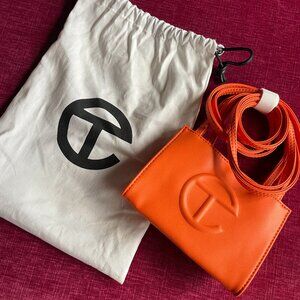 TELFAR Small Shopping Bag Orange NWOT